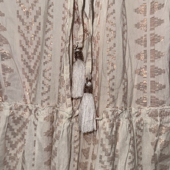 Blue Island Beach Boho Chic Aztec Swim Coverup Dress Women’s M Medium Pink - Picture 7 of 8